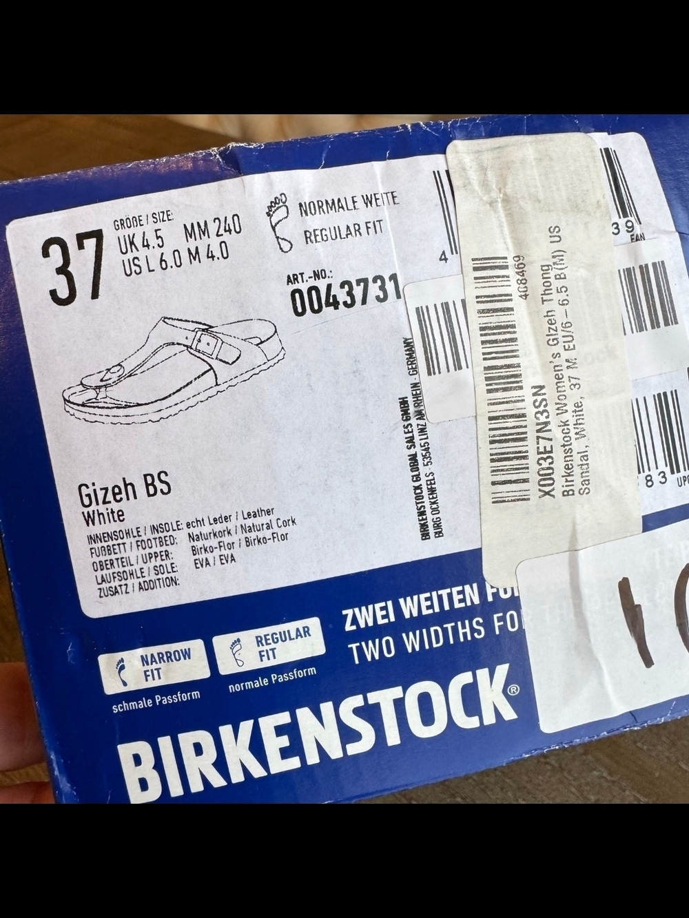 Birkenstock Gizeh BS Sandals - White